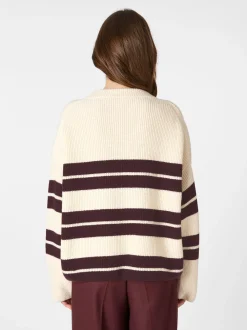 Damen-Pullover gestreift