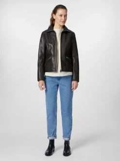 Damen-Roadsterjacke Pferdeleder