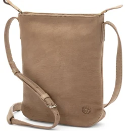 Damen-Schultertasche Rindleder
