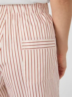 Damenshorts Baumwollsatin