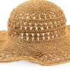 Damen-Sonnenhut Raffia, natur
