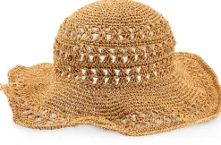 Damen-Sonnenhut Raffia, natur