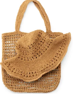 Damen-Sonnenhut Raffia, natur