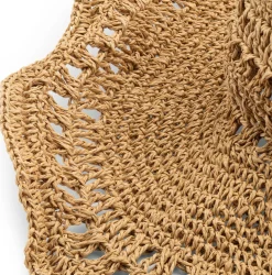Damen-Sonnenhut Raffia, natur
