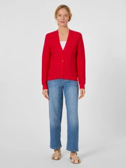 Damen-Strickcardigan Baumwolle