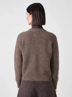 Damen-Strickjacke mit Alpaka