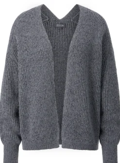 Damen-Strickjacke Rippe