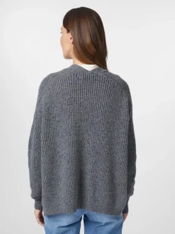 Damen-Strickjacke Rippe