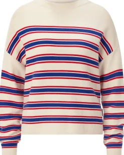 Damen-Strickpullover Streifen