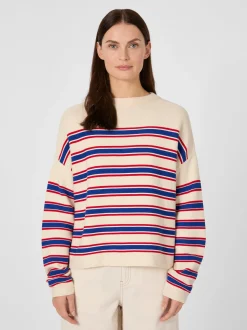 Damen-Strickpullover Streifen