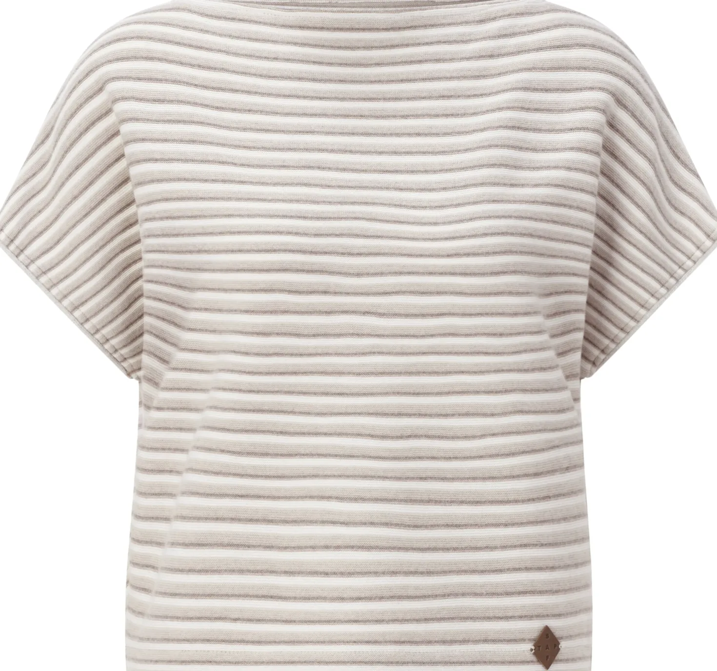 Damen-Strickshirt gestreift