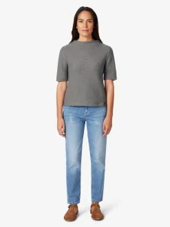 Damen-Strickshirt Halbarm