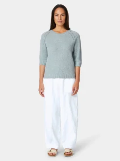 Damen-Strickshirt Halbarm