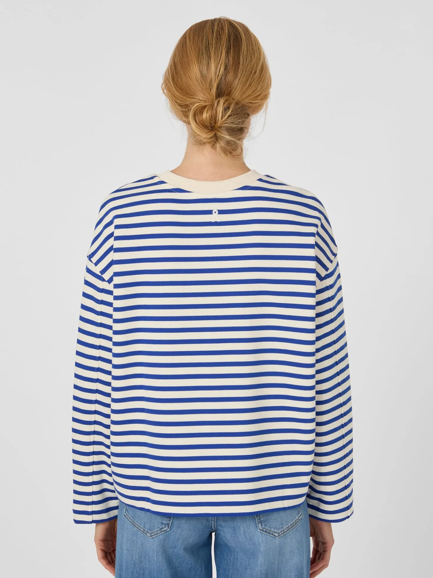 Damen-Sweatshirt gestreift