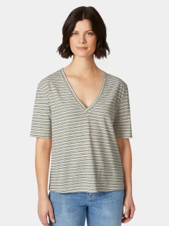 Damen-T-Shirt V-Ausschnitt