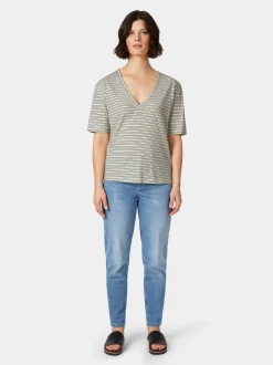 Damen-T-Shirt V-Ausschnitt