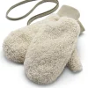 Damen-Wendehandschuhe, hellgrün-creme