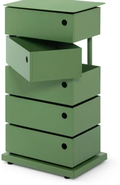 Drehladen-Container Stahlblech 5-fach
