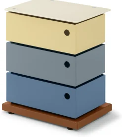 Drehladen-Container Stahlblech 3-fach Polychrom Alessandro