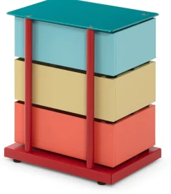 Drehladen-Container Stahlblech 3-fach Polychrom Dario