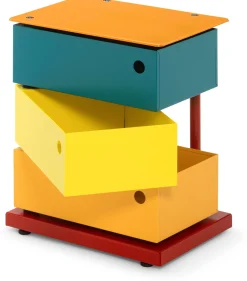 Drehladen-Container Stahlblech 3-fach Polychrom Bruno