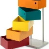 Drehladen-Container Stahlblech 5-fach Polychrom Bruno
