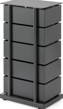 Drehladen-Container Stahlblech 5-fach anthrazit