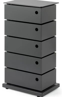 Drehladen-Container Stahlblech 5-fach anthrazit