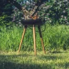Dreibeingrill Gusseisen