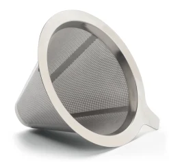Edelstahl-Permanentfilter für Kaffeebereiter mit Dauerfilter Borosilikatglas