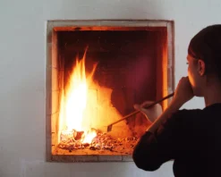 Flammenbläser-Schüreisen