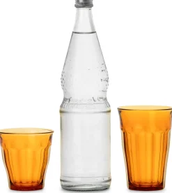 Französisches Bistroglas Amber