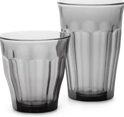 Französisches Bistroglas Grau