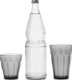 Französisches Bistroglas Grau