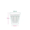 Französisches Bistroglas Grün, 250 ml