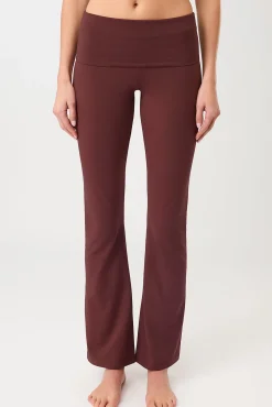 Freizeit-Leggings mit Rollbund