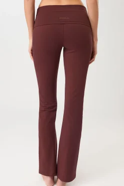 Freizeit-Leggings mit Rollbund