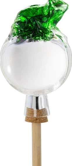 Gartenkugel Glas mit Frosch
