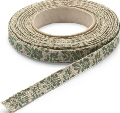 Geschenkband Leinen 1 cm