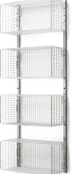 Gitterkorb zu Regalsystem Inox