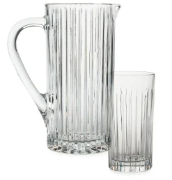Glaskanne gerippt