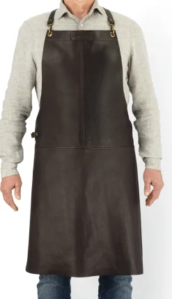 Grill- und Arbeitsschürze Leder