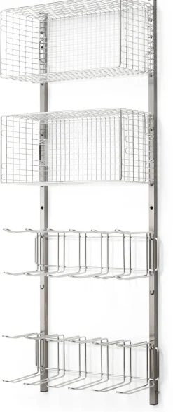 Hakenleiste zu Regalsystem Inox