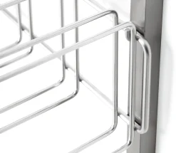 Hakenleiste zu Regalsystem Inox