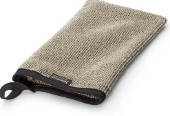 Handtuch Leinenfrottier schwarz-natur