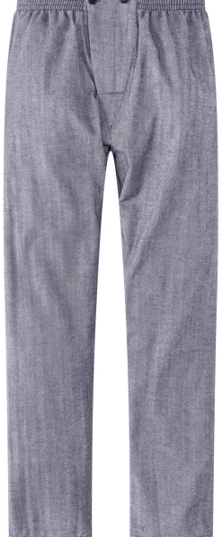 Herren-Flanellpyjama Fischgrat