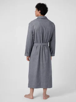 Herrenhausmantel Flanell