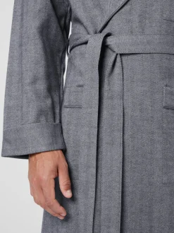 Herrenhausmantel Flanell