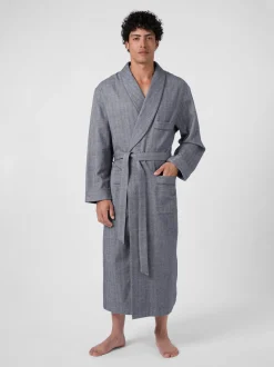 Herrenhausmantel Flanell