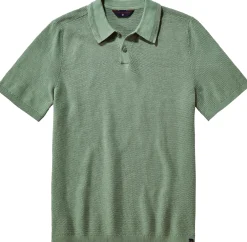 Herren-Poloshirt gestrickt